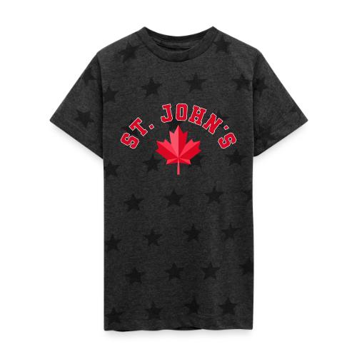St. John's with maple leaf - Kid's 5 Star Print T-Shirt