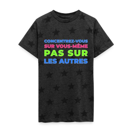 Refocus - Kid's 5 Star Print T-Shirt