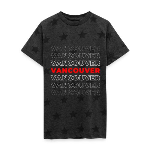 Vancouver Layers - Kid's 5 Star Print T-Shirt