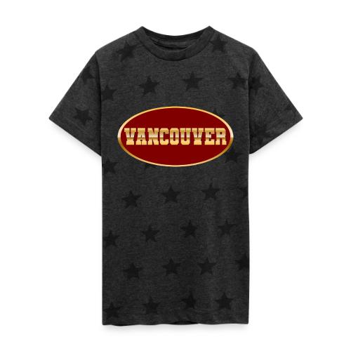 Golden Vibes – Vancouver - Kid's 5 Star Print T-Shirt