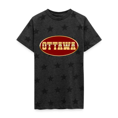 Golden Pulse – Ottawa - Kid's 5 Star Print T-Shirt