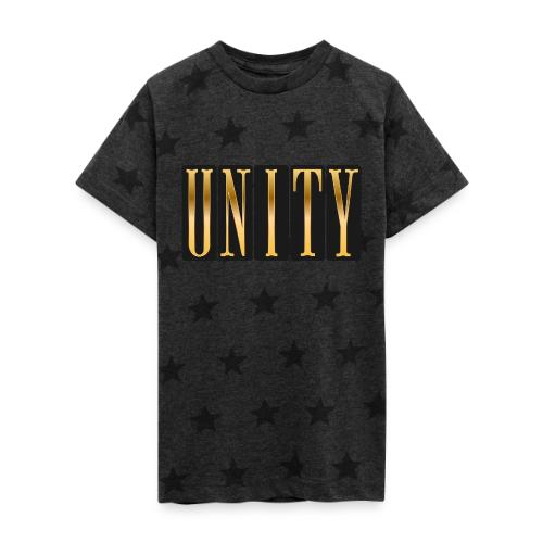 Golden Unity - Kid's 5 Star Print T-Shirt