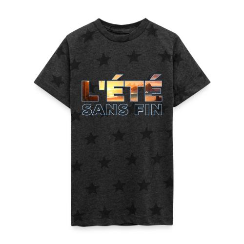 Golden Summer Atmosphere - Kid's 5 Star Print T-Shirt