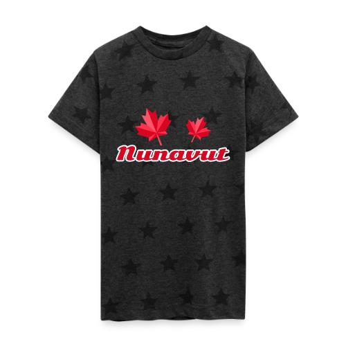 Nunavut - Kid's 5 Star Print T-Shirt