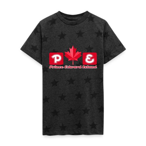 Prince Edward Island, province of Canada - Kid's 5 Star Print T-Shirt