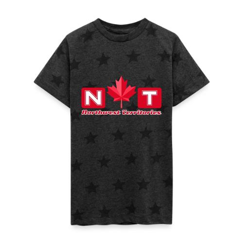 Canada: Northern Identity Emblem - Kid's 5 Star Print T-Shirt