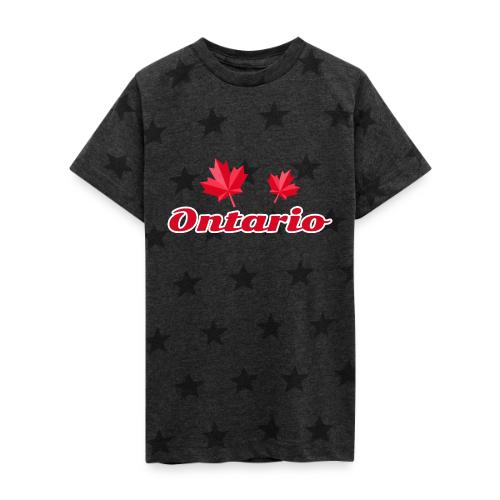 Ontario, province of Canada - Kid's 5 Star Print T-Shirt