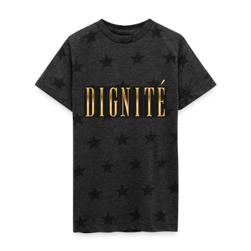 Golden Dignity - Kid's 5 Star Print T-Shirt