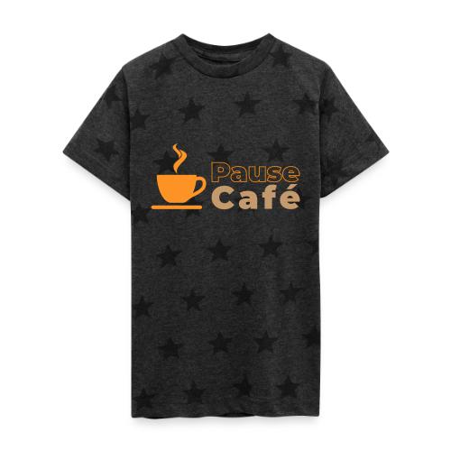 Coffee Break - Kid's 5 Star Print T-Shirt