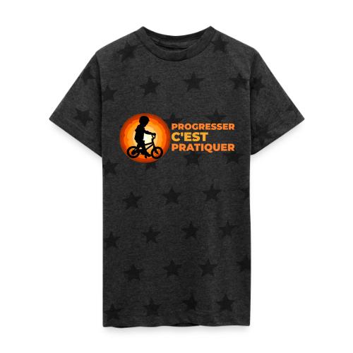 On the Move Towards Progress - Kid's 5 Star Print T-Shirt