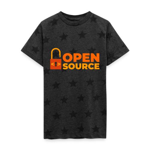 Open Source: Code is Freedom - Kid's 5 Star Print T-Shirt