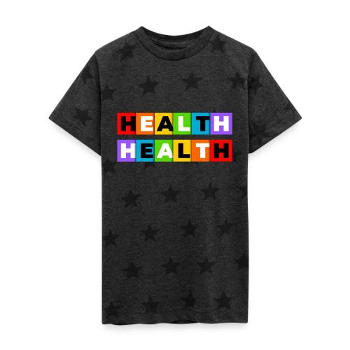 Health in Color - Kid's 5 Star Print T-Shirt