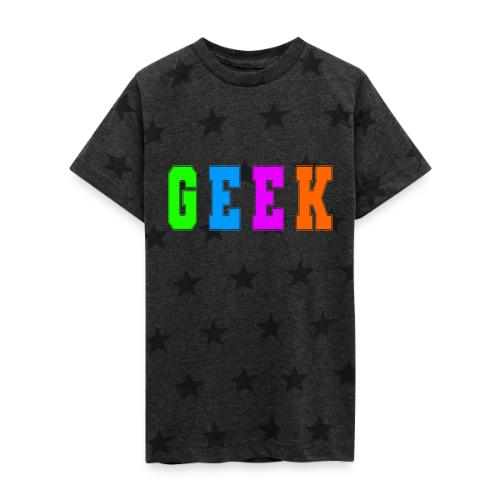 Certified Geek Mode - Kid's 5 Star Print T-Shirt