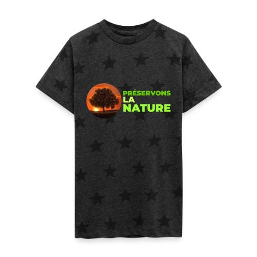 Nature protection - Kid's 5 Star Print T-Shirt