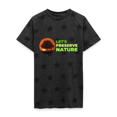 Nature protection - Kid's 5 Star Print T-Shirt