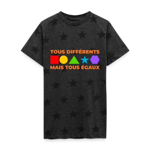 United in Our Differences - Kid's 5 Star Print T-Shirt