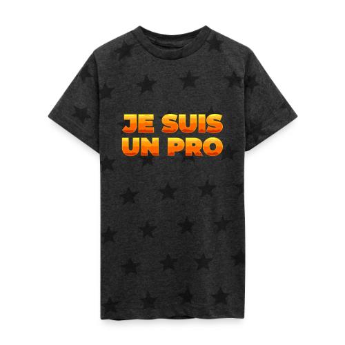 Je suis un pro - Kid's 5 Star Print T-Shirt