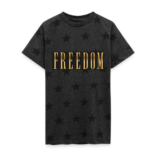 Freedom Shines - Kid's 5 Star Print T-Shirt