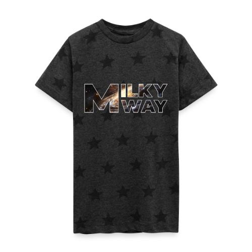 Milky Way Magic - Kid's 5 Star Print T-Shirt