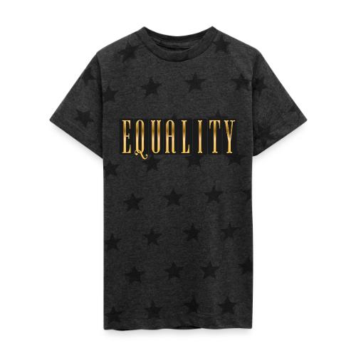 Golden Equality - Kid's 5 Star Print T-Shirt