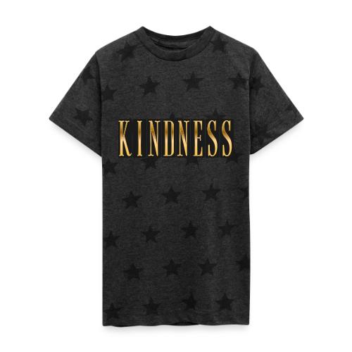 Golden Kindness - Kid's 5 Star Print T-Shirt