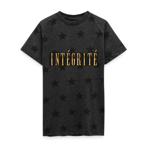 Intégrité Dorée - Kid's 5 Star Print T-Shirt