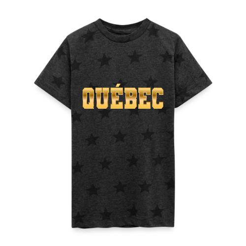 Québec - Kid's 5 Star Print T-Shirt