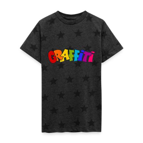 Graffiti - Kid's 5 Star Print T-Shirt