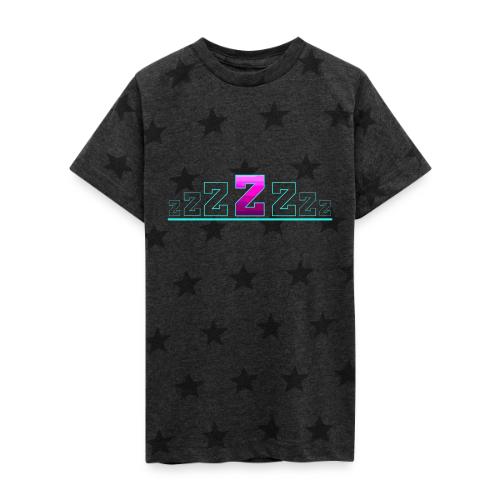 Letter Z – Capital Varsity Alphabet Monogram - Kid's 5 Star Print T-Shirt