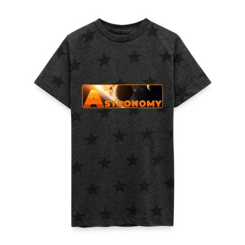 Astronomy - Kid's 5 Star Print T-Shirt