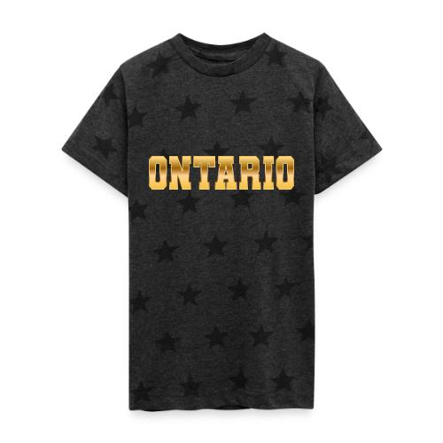 Ontario - Kid's 5 Star Print T-Shirt