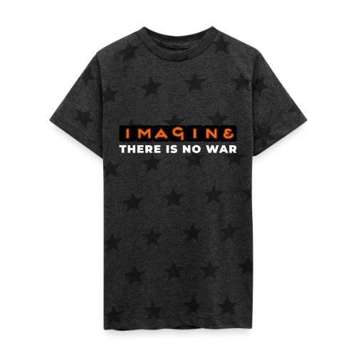 Imagine, There Is No War - Kid's 5 Star Print T-Shirt