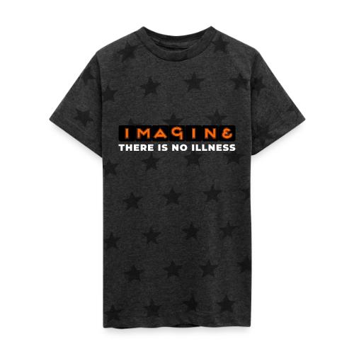 Imagine there is no illness - Kid's 5 Star Print T-Shirt