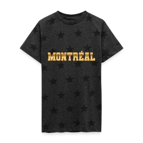 Montréal - Kid's 5 Star Print T-Shirt