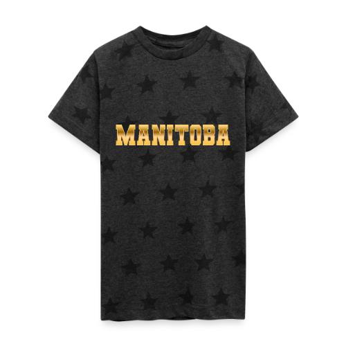 Manitoba - Kid's 5 Star Print T-Shirt