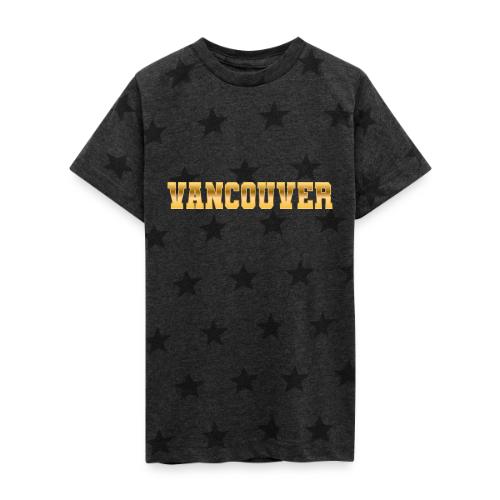 Vancouver - Kid's 5 Star Print T-Shirt