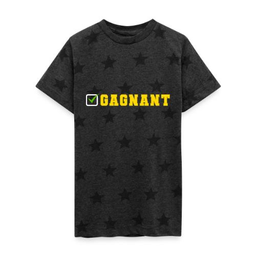 Born Winner - Kid's 5 Star Print T-Shirt