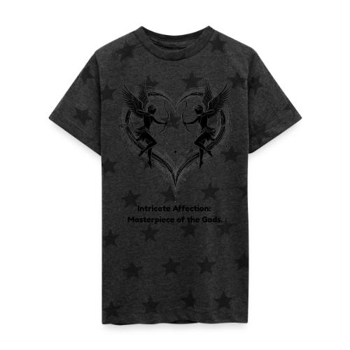 Intricate Affection T-Shirt - Kid's 5 Star Print T-Shirt