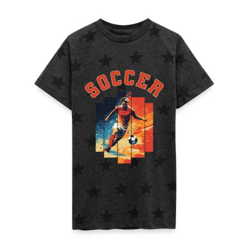 Soccer Spirit - Kid's 5 Star Print T-Shirt