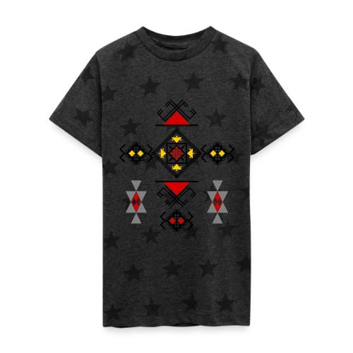 Amazigh Symbols - Kid's 5 Star Print T-Shirt