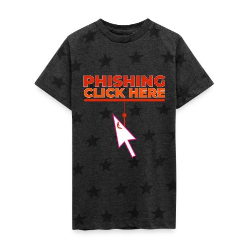 Phishing: Hooked by Deception - Kid's 5 Star Print T-Shirt