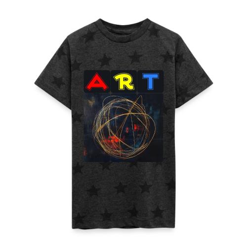 Echoes of Art - Kid's 5 Star Print T-Shirt