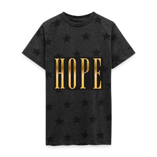 Golden Hope - Kid's 5 Star Print T-Shirt