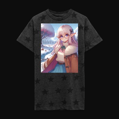 winter elf - Kid's 5 Star Print T-Shirt