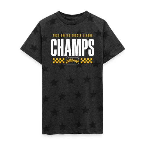 Grittsburgh - USL Champs - Kid's 5 Star Print T-Shirt