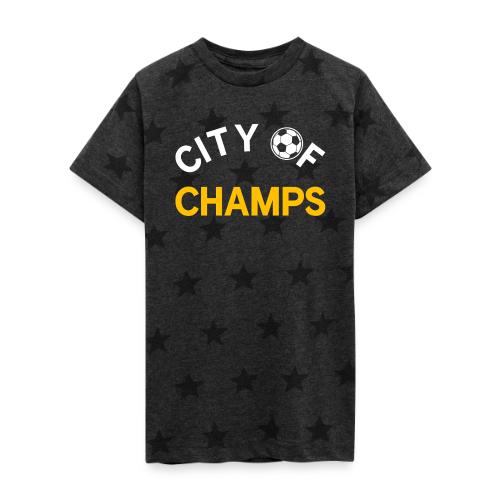 City of Champs '25 - Kid's 5 Star Print T-Shirt