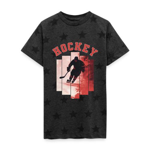 Hockey Spirit - Kid's 5 Star Print T-Shirt