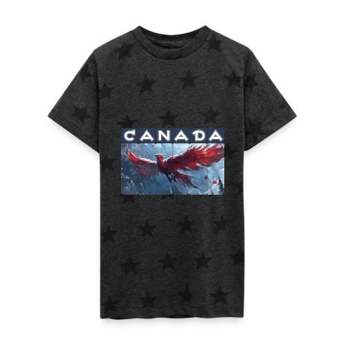Canada Rising - Kid's 5 Star Print T-Shirt