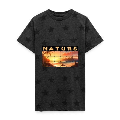 Nature: Tropical Twilight - Kid's 5 Star Print T-Shirt