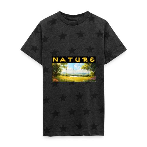 Nature: Summer Fields - Kid's 5 Star Print T-Shirt